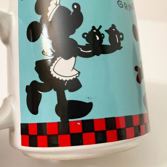 Walt Disney Mickey Minnie Mouse Coffee Mug The Daily Grind Gibson Applause - Picture 5 of 16